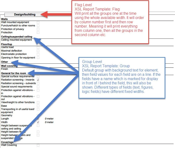 Flag XSL Report Template is dynfieldtable