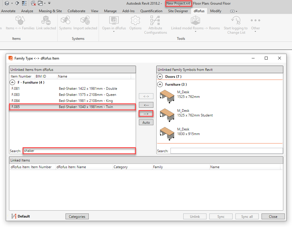 2. Load Family in Revit